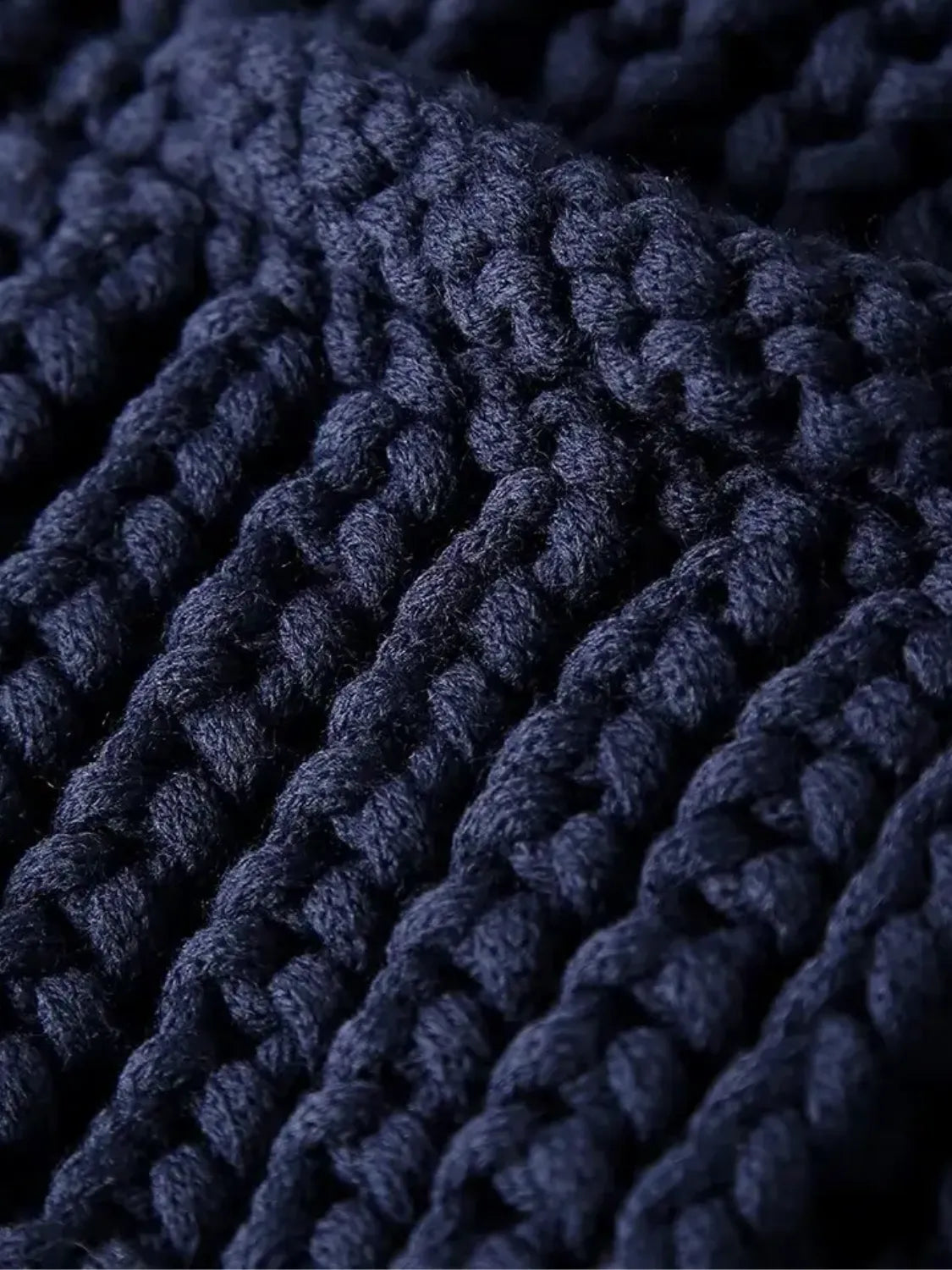 Cardigan de Tricô Ponto Grosso com Botões e Bolsos - Seraphine
