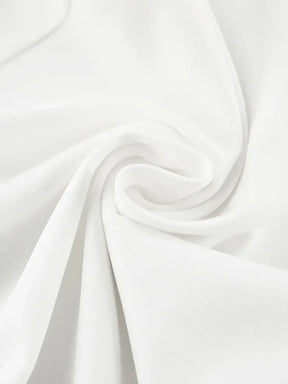 Calça Pantalona Branca Feminina com Cintura Alta Fecho e Zíper – Zoe