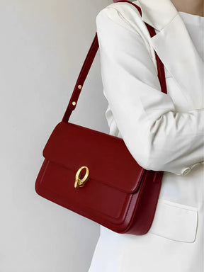 Bolsa Feminina de Ombro em couro PU Sofisticada - Mirna