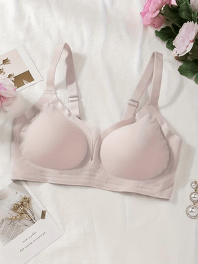 Sutiã Sem Costura com Bojo 3D Costas em U e Efeito Push Up – Aisha
