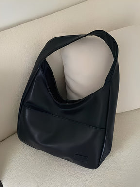 Bolsa de Ombro Vintage em Couro PU com Design Triangular Alongado -  Edwina
