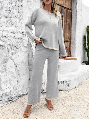 Conjunto com Blusa Mullet de Manga Longa e Calça Cós Elástico - Adele [FRETE FULL]