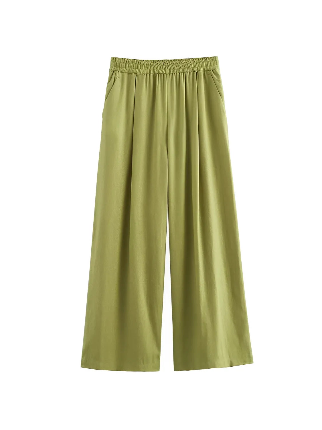 Conjunto com Camisa Manga Longa de Botões e Calça Pantalona - Daniela