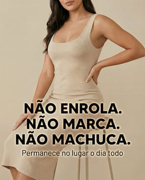 Body Modelador Feminino  Levanta Bumbum de Alta Compressão – Madalena